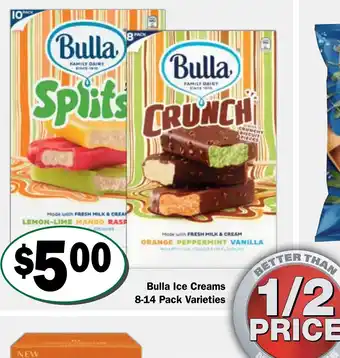 Bulla ice creams