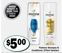 Friendly Grocer Pantene shampoo & conditioner offer