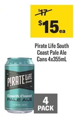 Liquorland Pirate life south coast pale ale offer