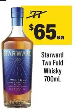 Liquorland Starward starward two-fold whisky offer