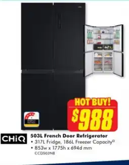 The Good Guys 503l french door refrigerator offer