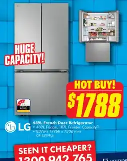 The Good Guys 589l french door refrigerator offer