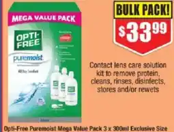 Chemist Warehouse Opti-free puremoist mega value offer