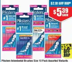 Chemist Warehouse Piksters interdental brushes offer