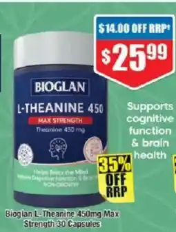 Chemist Warehouse Bioglan l-theanine offer