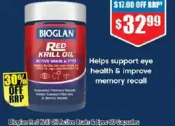 Chemist Warehouse Bioglan red krill oil active brain & eyes offer