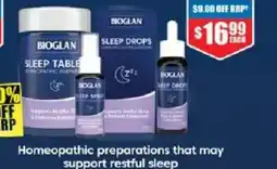 Chemist Warehouse Bioglan sleep table offer