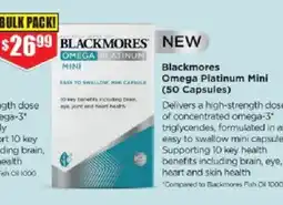 Chemist Warehouse Blackmores Omega Platinum Mini offer
