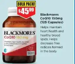 Chemist Warehouse Blackmores heart health and coq10 offer