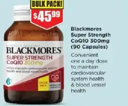 Chemist Warehouse Blackmores super strength coq10 offer