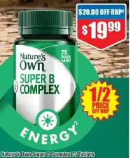 Chemist Warehouse Nature's own super b complex offer