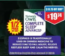 Chemist Warehouse Nature's own complete sleep advanced offer