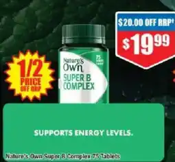 Chemist Warehouse Nature's own super b complex offer
