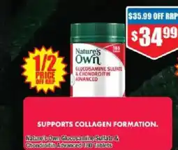 Chemist Warehouse Nature's own glucosamine sulfate & chondroitin advanced offer