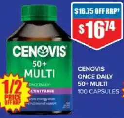 Chemist Warehouse Cenovis 50+ multi offer
