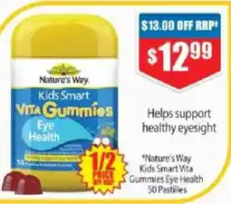 Chemist Warehouse Nature's way kids smart vita gummies eye health offer