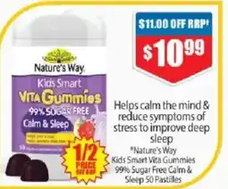 Chemist Warehouse Nature's way kids smart vita gummies 99% sugar free offer