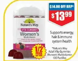 Chemist Warehouse Nature's way vita gummies women's offer