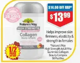 Chemist Warehouse Nature's way. high strength vita gummies offer