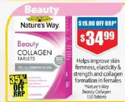 Chemist Warehouse Nature's way beauty collagen offer
