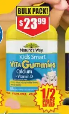 Chemist Warehouse Nature's way kids smart vita gummies calcium vitamin d offer