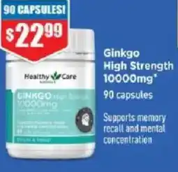 Chemist Warehouse Ginkgo high strength offer