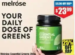 Chemist Warehouse Melrose essential greens offer