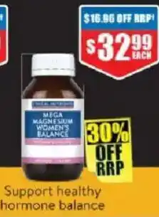 Chemist Warehouse Mega magnesium women's balance offer