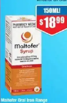 Chemist Warehouse Maltofer oral iron range offer