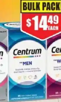 Chemist Warehouse Centrum men offer