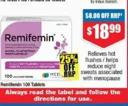 Chemist Warehouse Remifemin offer