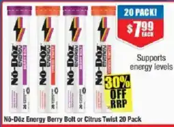 Chemist Warehouse No-döz energy berry bolt or citrus twist offer