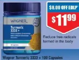 Chemist Warehouse Wagner turmeric 3333 offer