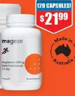 Chemist Warehouse Magnesium triple forte formula offer
