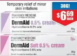 Chemist Warehouse Ego dermaid hydrocortisone cream or soft cream offer