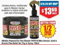 Chemist Warehouse Athelite powered by pain blaster phys10 offer