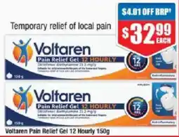 Chemist Warehouse Voltaren pain relief gel offer