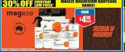 Chemist Warehouse Mageze magnesium bodycare range offer