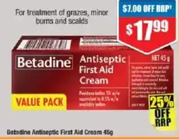 Chemist Warehouse Betadine antiseptic first aid cream offer