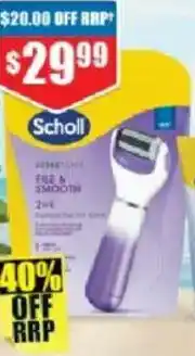 Chemist Warehouse Scholl expert care electronic foot file system offer