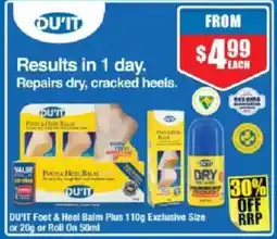 Chemist Warehouse Du'it foot & heel balm plus offer