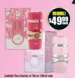 Chemist Warehouse Lattafa yara candy or yarra offer