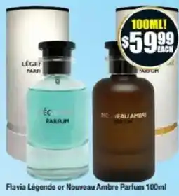 Chemist Warehouse Flavia légende or nouveau ambre parfum offer