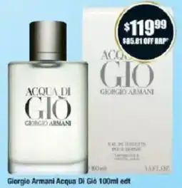 Chemist Warehouse Giorgio armani acqua di giò offer
