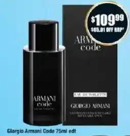 Chemist Warehouse Giorgio armani code offer