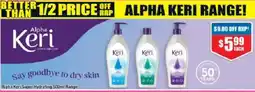 Chemist Warehouse Alpha keri super hydrating offer
