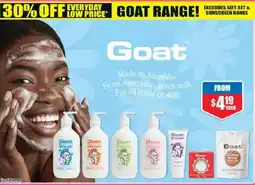 Chemist Warehouse Goat range offer