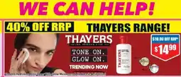 Chemist Warehouse Thayers Hydrating Milky Toner With Snow Mushroom & Hyaluronic Acid offer
