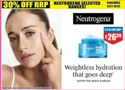 Chemist Warehouse Neutrogena hydro boost hyaluronic acid water gel offer