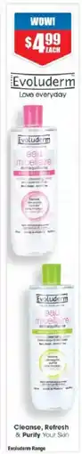 Chemist Warehouse Evoluderm range offer